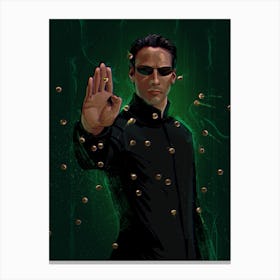 Matrix Neo Canvas Print