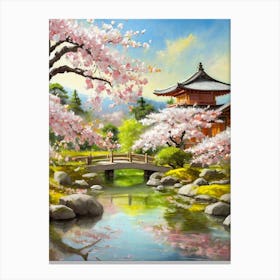 Asian Garden Canvas Print