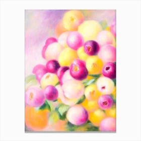 Huckleberry Painting Fruit Canvas Print
