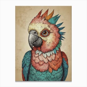 Colorful Parrot 36 Canvas Print