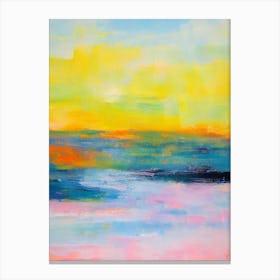 Lucky Bay, Australia Bright Abstract Canvas Print