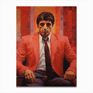 Scarface - Canvas Portrait of Tony & Elvira | Tote Bag