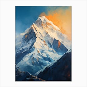 Nanga Parbat Pakistan 4 Mountain Painting Canvas Print