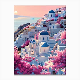 Oia Santorini Greece Canvas Print