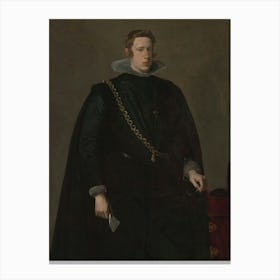 Diego Velázquez Philip Iv , King Of Spain Canvas Print