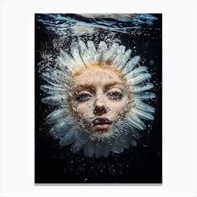 "Flower-Woman Masterpiece" Canvas Print