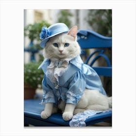 Victorian Cat 7 Canvas Print