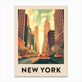 Vintage Travel Poster New York 6 Canvas Print