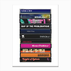 Muse - Black Holes And Revelations - Cassette Print Canvas Print