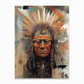 Sacred Canvases: Native American Expression Canvas Print