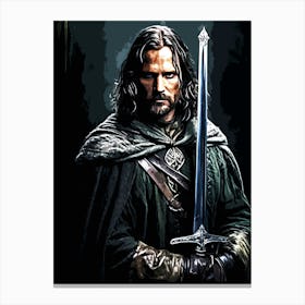 Lord Of The Rings movie Canvas Print
