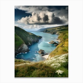Coast Of Cornwall Canvas Print