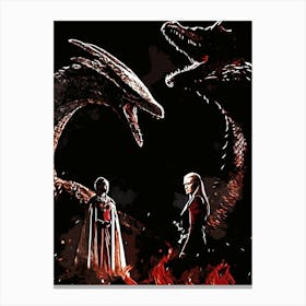 Game Of Thrones house of dragon 2 Canvas Print