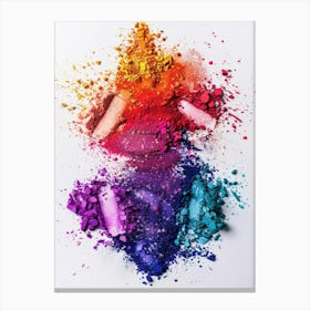 Colorful Makeup 1 Canvas Print