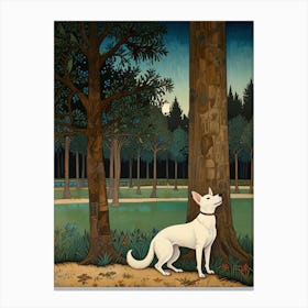 William Morris Dog In The Woods 1 Canvas Print