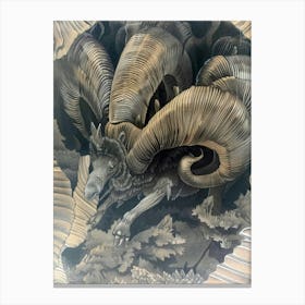 Ram Illus Canvas Print