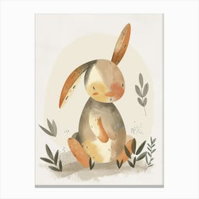 Havana Rabbit Kids Illustration 3 Canvas Print
