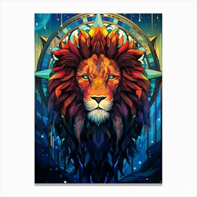 Lion Dreamcatcher Canvas Print