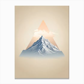 Mountains In The Sky Canvas Print