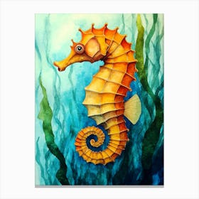 Seahorse Painting Toile