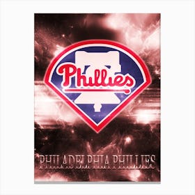 Philadelphia Phillies Poster Canvas Print