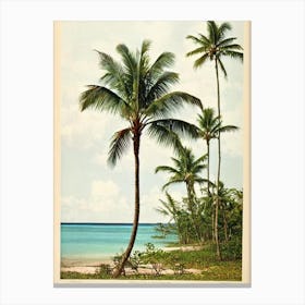 Taino Beach Bahamas Vintage Canvas Print