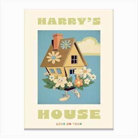 Harry S House Love On Tour Poster 2 Canvas Print