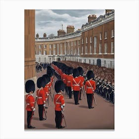 The Changing Of The Guards In London In 1965 wall art print poster Canvas Print