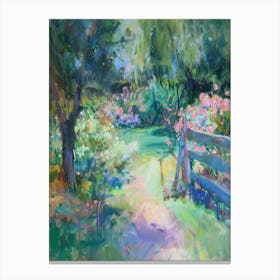  Floral Garden Enchanted Meadow 2 Canvas Print