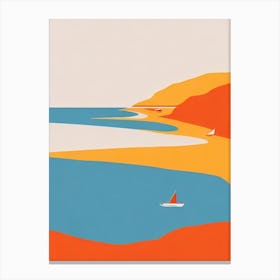 Flynns Beach Australia Midcentury Canvas Print