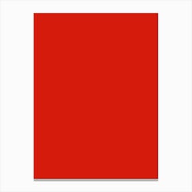 Red Color Canvas Print
