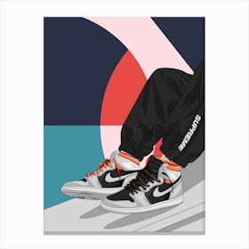 Sneakers Pop Art Canvas Print