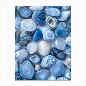 Blue Agate 10 Canvas Print
