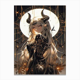 Demon Girl 1 Canvas Print