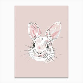 Rabbit Head 1 Canvas Print
