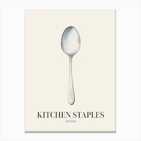 Kitchen Staples Spoon 1 Canvas Print