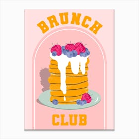 Pancake Brunch Club Canvas Print