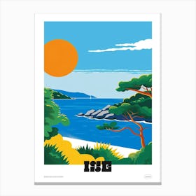 Ise Japan 6 Colourful Travel Poster Canvas Print