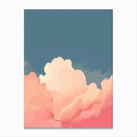 Pink Clouds Canvas Print