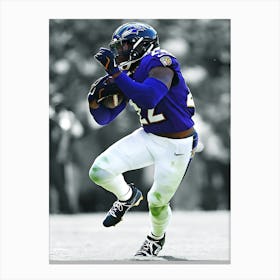 Derrick Henry Of The Baltimore Ravens Canvas Print