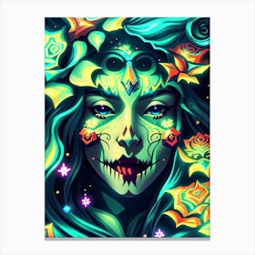 Day Of The Dead 6 Canvas Print