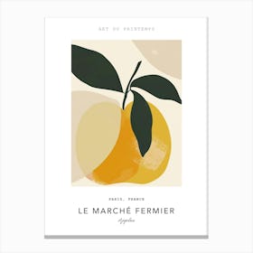 Apples Le Marche Fermier Poster 1 Canvas Print