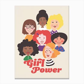 Girl Power Canvas Print