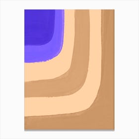 Abstract Beige Canvas Print