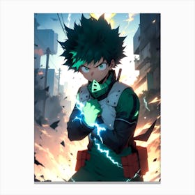 My Hero Academia Izuku Midoriya (Deku) (36) 1 Canvas Print