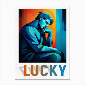 Lucky Man Canvas Print