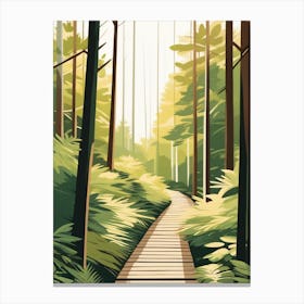 Japandi Woods Canvas Print