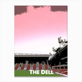 The Dell, Southampton, Stadium, Football, Art, Soccer, Wall Print, Art Print Canvas Print