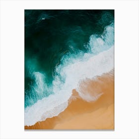 Aerial View Of A Beach 44 Canvas Print