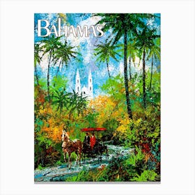 Bahamas, Romantic Ride Canvas Print